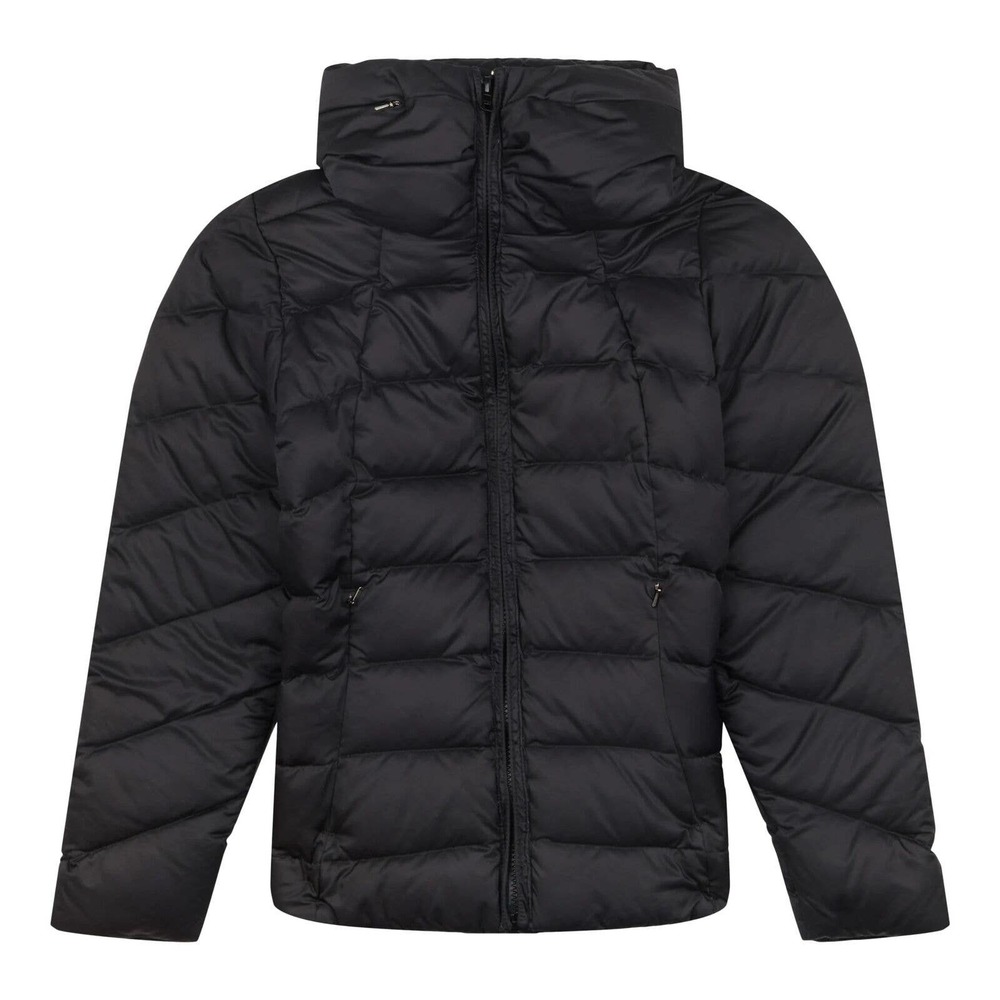 Patagonia Downtown Jacket Hooded Puffer Black Down Coat Womens Size Large H14287 - Picture 15 of 15